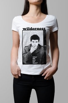 Remera Ian Curtis blanca mujer