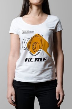 Remera Jon Spencer Blues Explosion blanca mujer