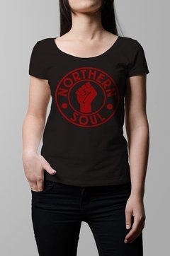 Remera Northern Soul musica negra mujer