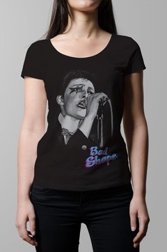 Remera Siouxsie negra mujer