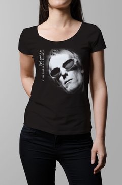 Remera Spinetta negra mujer