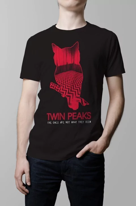 Remera Twin Peaks hombre
