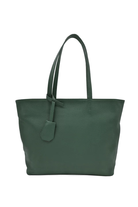 TOTE BAG SOFT CON CIERRE VERDE INGLÉS - comprar online