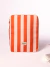 Funda y Organizador Notebook Rayas Rosa y Rojo - Linea Deluxe