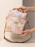 Lunchera Jacinta Flores Pastel - Linea Premium - Viache