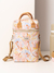 Bolso Matero Flores Pastel - Linea Premium