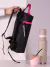 Mochila matera negra y fucsia - comprar online
