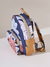 Mochila Raquel Crisantemo Azul - tienda online