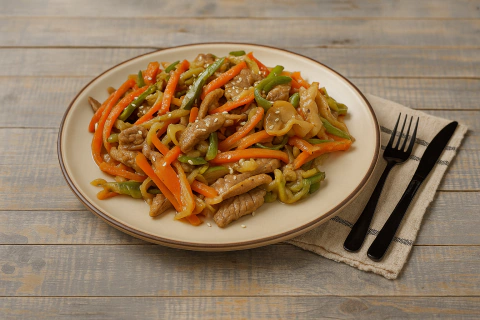CARNE AL WOK CON VEGETALES - comprar online
