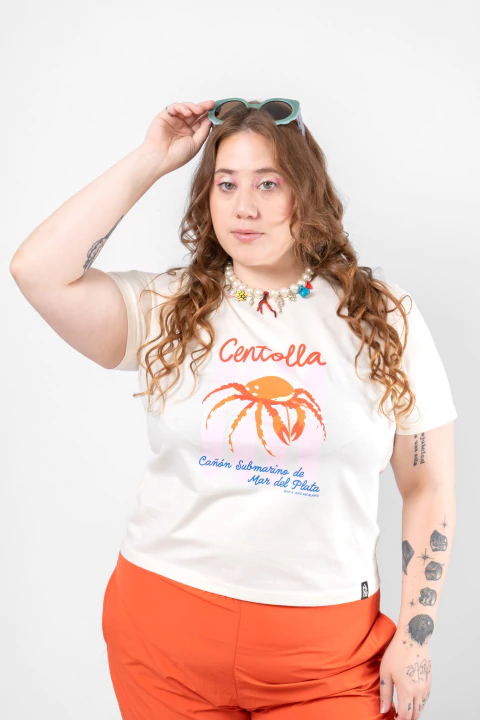 PRE-VENTA Remera Sophie Off White Centolla - comprar online