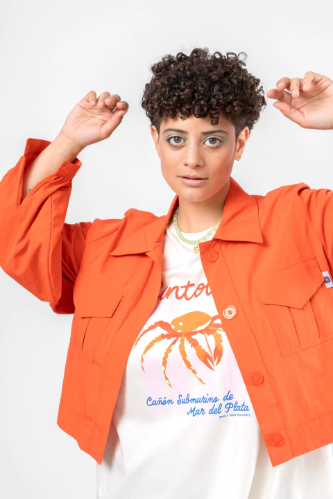 Chaqueta Angela Trench Orange - comprar online
