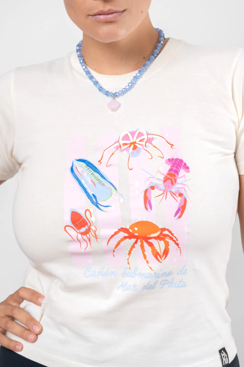 Collar HOLA MAR chico AZUL - comprar online