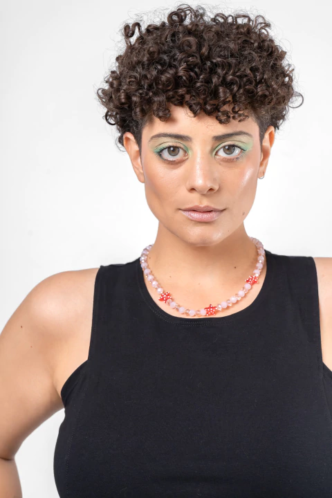 Collar HOLA MAR chico ROSA - comprar online