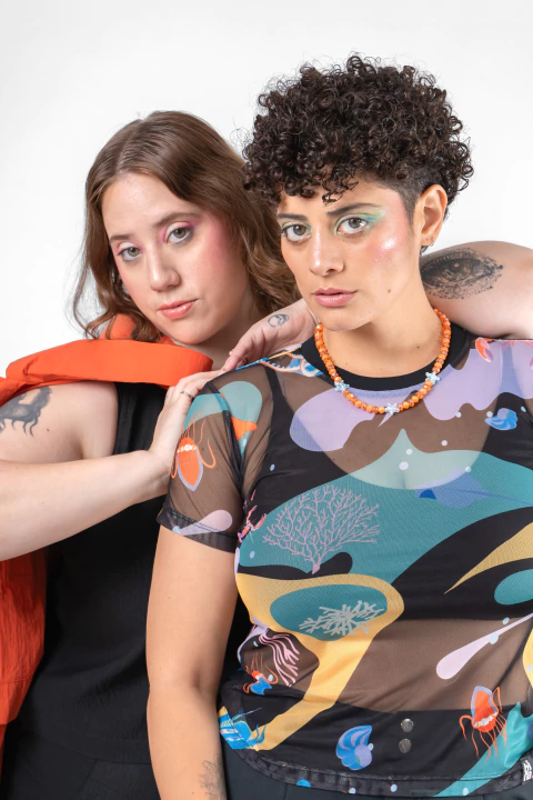 Collar HOLA MAR chico NARANJA - comprar online