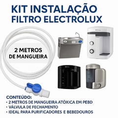 Kit Instalação Filtro de Água 2m c/ Registro 1/4 – Compatível Consul Electrolux IBBL na internet
