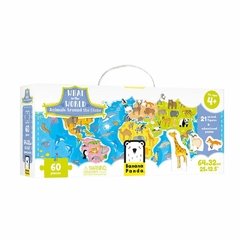 What in the World. Animals Around the Globe Floor Puzzle