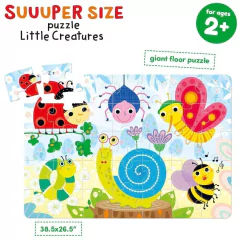 Suuuper Size Little Creatures Age 2+ Floor Puzzle - comprar online