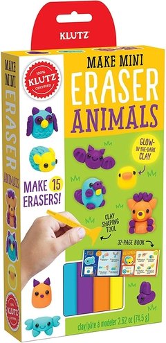 Klutz Make Mini Eraser Animals Craft Kit