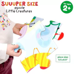 Suuuper Size Little Creatures Age 2+ Floor Puzzle - tienda online