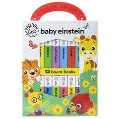 Baby Einstein - My First Library Board Book Block 12-Book Set - PI Kids (Baby Einstein (Board Books)) Board book - tienda online