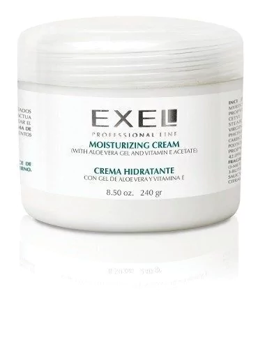Crema Exel Hidratante con Aloe Vera y Vitamina E