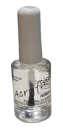 Primer Acryfine Con Pincel Uñas Esculpidas Con Acido