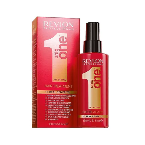 Tratamiento Revlon Uniq One 1 Brillo Antifrizz Sedosidad