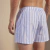 BOXER CAMISERO RAYAS AZULES en internet
