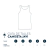 Camiseta de ribb de algodón azul - comprar online