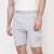 "S" GRIS MELANGE SHORTS