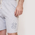 "S" GRIS MELANGE SHORTS - comprar online