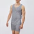 Pijama enterizo BRISTOL. Gris Melange