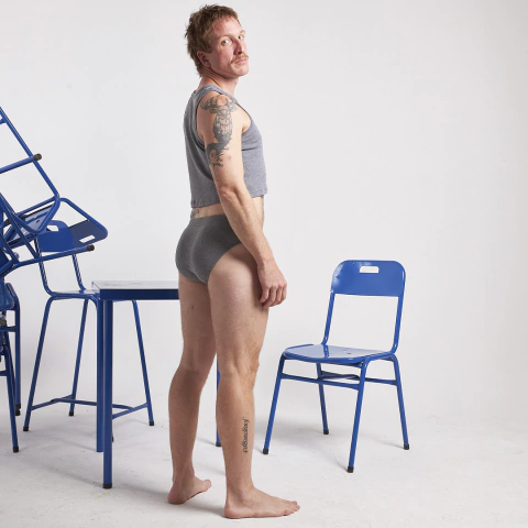 SLIP RIB GRIS - comprar online