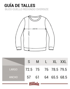 Buzo Boston Oversize (VL512227) - comprar online