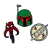 Star Wars Boba Fett Pins