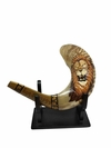 Shofar de carneros 57cm pintados a mano con atril y manual de uso - comprar online