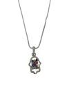 Colgantes Rodinado con hamsa - comprar online
