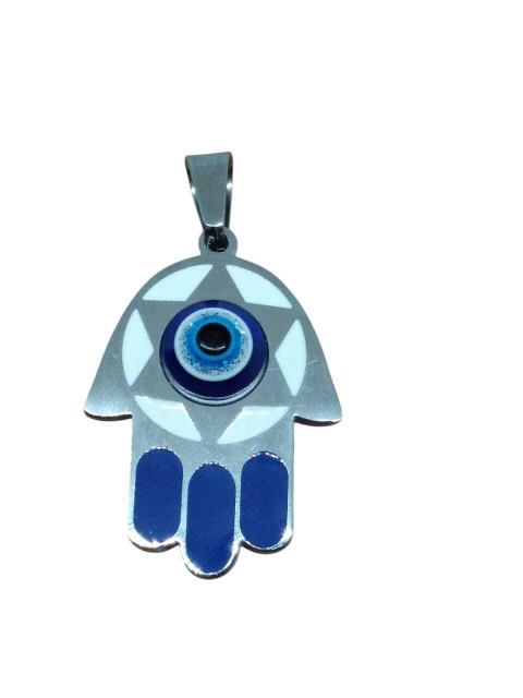 Dije Jamsa esmaltado con Ojito en Acero quirurgico - comprar online