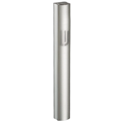 Mezuzá de aluminio GRIS 12 cm - comprar online