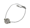 Pulsera rodinada con Maguen David - comprar online