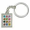 Llavero formato cuadrado con 12 piedras - comprar online