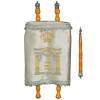 Sefer Tora Vilna gate Blanco Ashkenazi 26 cm - comprar online