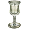 Copa de kidush de cristal con piedritas 25cm - comprar online