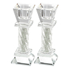 Candelabro de Cristal de 15.5cm con detalle de piedritas - comprar online