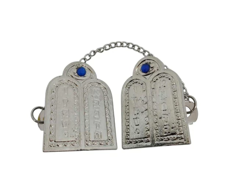 Gancho Sujeta Talit Torá Con Piedra - comprar online