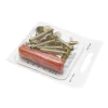 Mechas petilot rojas con bases de metal para encender la Janukia de aceite