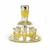 Cascada de niquel con dorados con decoración jerusalen - comprar online