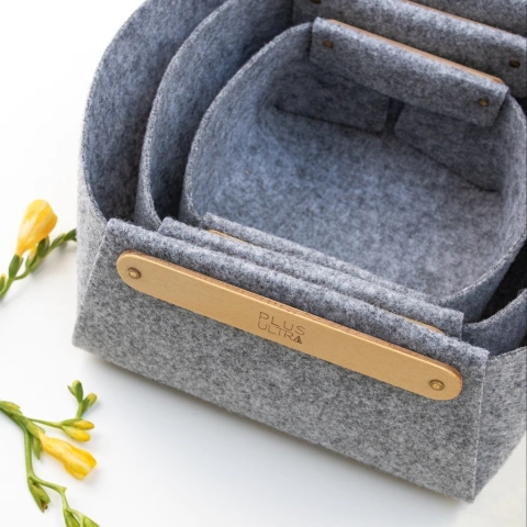Contenedor fieltro Grande - comprar online