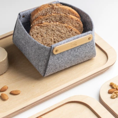 Contenedor fieltro Grande - Plusultra | Objetos de diseño