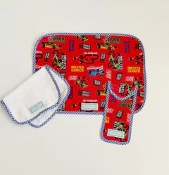 Conjunto para el jardín de Mantelito + Servilleta + Estuche - Varios colores